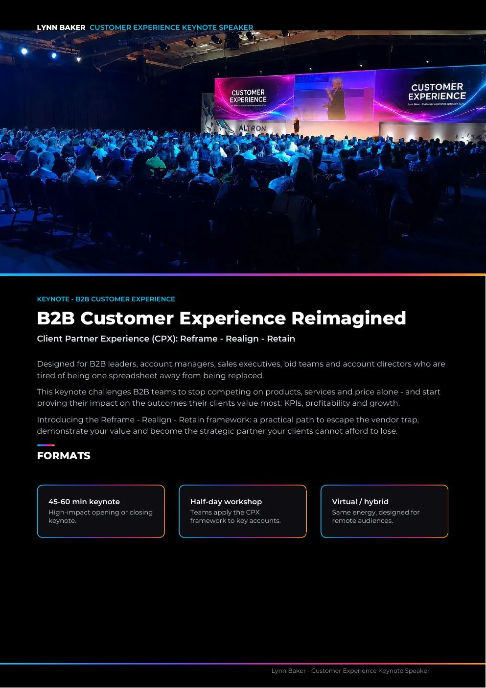 B2B Customer Experience Reimagined — page 1