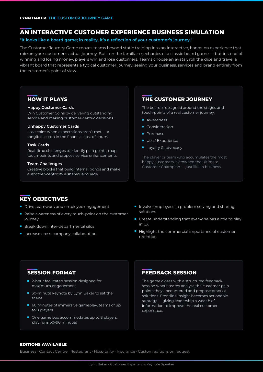 The Customer Journey Game — page 2
